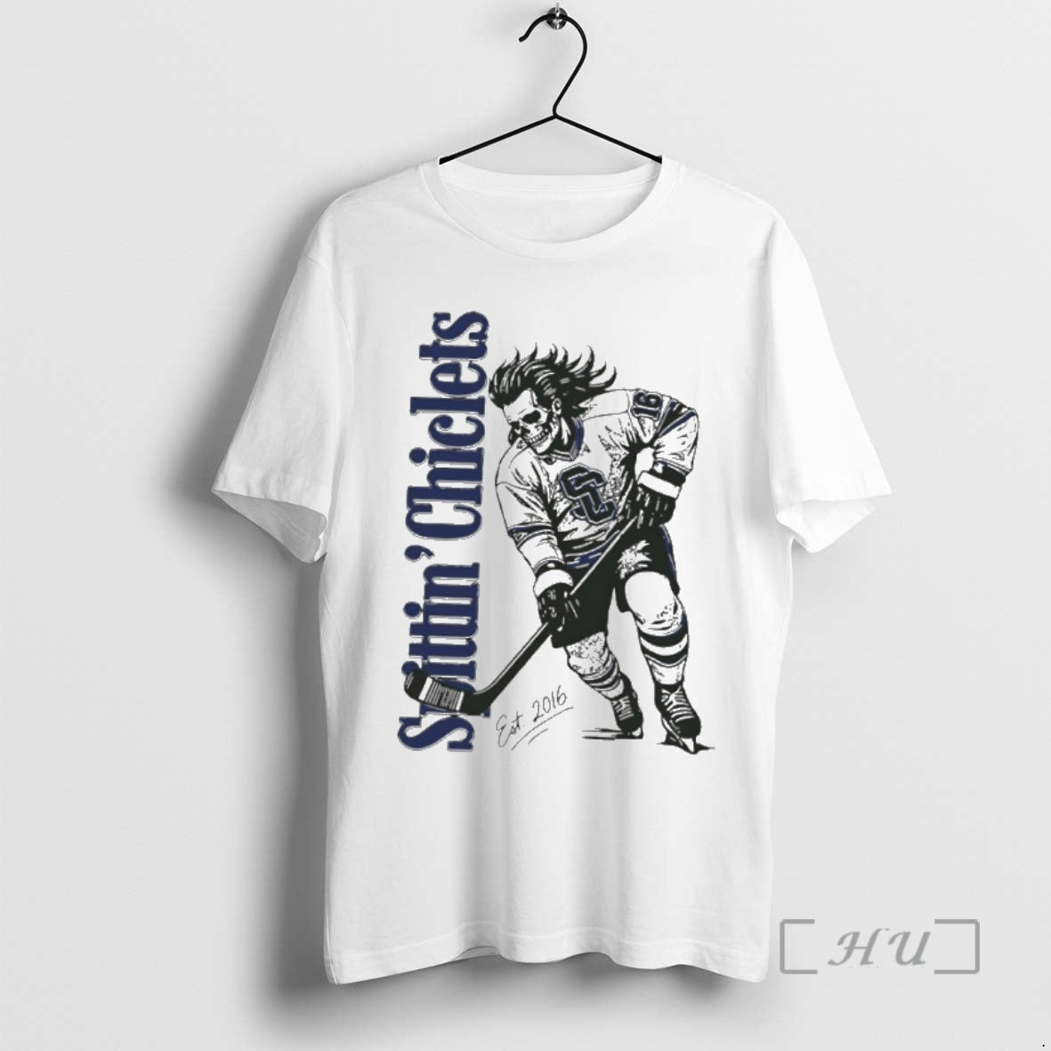 Officials Spittin Chiclets Skullet Vertical Hockey T-Shirts, Hoodie, Sweatshirt | WearSparks.com