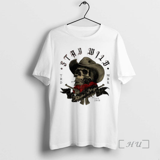 Officials Stay Wild Skull Est 2019 Western Style Womens