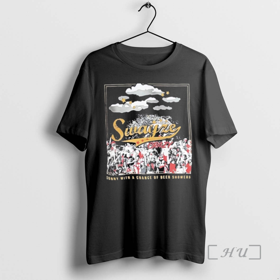 Officials Swayze Crazy Sunny With A Chance Of Beer Showers T-Shirts, Hoodie, Sweatshirt | WearSparks.com
