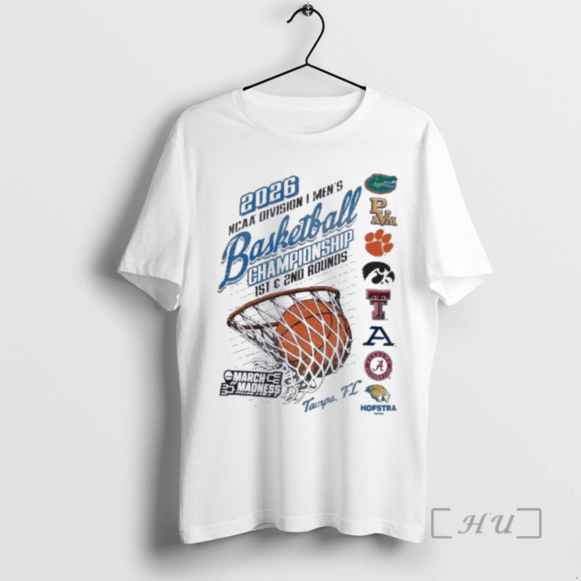 Officials Tampa Fl 2026 Ncaa Di Mens Basketball Championship 1st 2nd Rounds Premium T Shirts