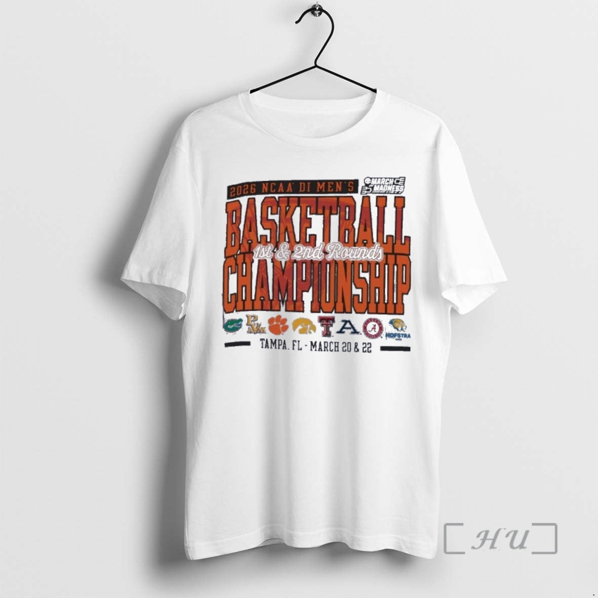 Officials Tampa Fl 2026 Ncaa Di Mens Basketball Championship March 20 22 Premium T Shirts