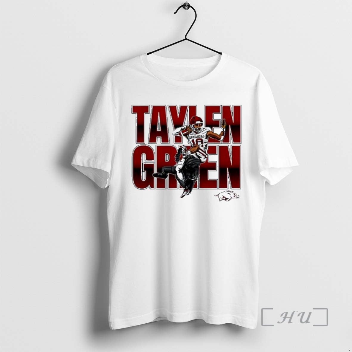 Officials Taylen Green Arkansas Football Ncaa Caricature T-Shirts, Hoodie, Sweatshirt | WearSparks.com