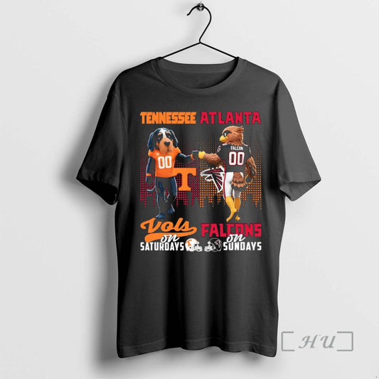 Officials Tennessee Volunteers On Saturdays Atlanta Falcons On Sundays Mascot T-Shirts, Hoodie, Sweatshirt | WearSparks.com