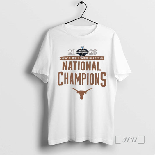 Officials Texas Longhorns 2026 Ncaa Mens Swimming And Diving National Champions Premium T Shirts Sweater
