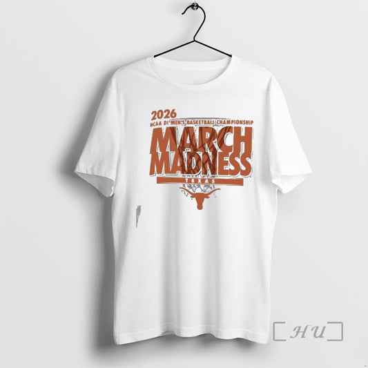 Officials Texas Longhorns 2026 Ncaa Di Mens Basketball Championship March Madness Premium T Shirts Sweater