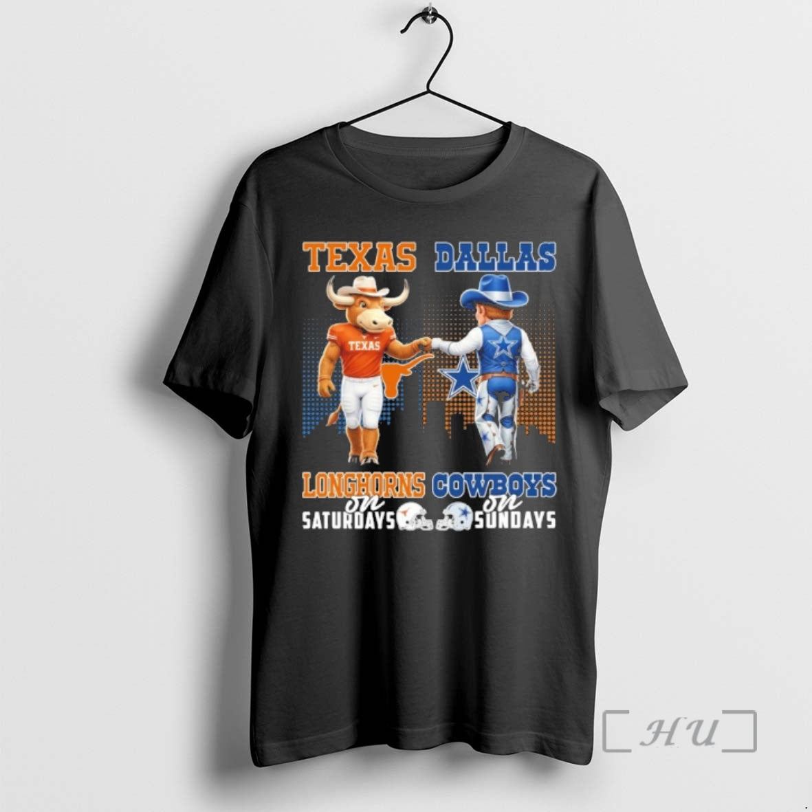 Officials Texas Longhorns On Saturdays And Dallas Cowboys On Sundays Mascot Premium T Shirts Sweater Hoodie, Sweatshirt
