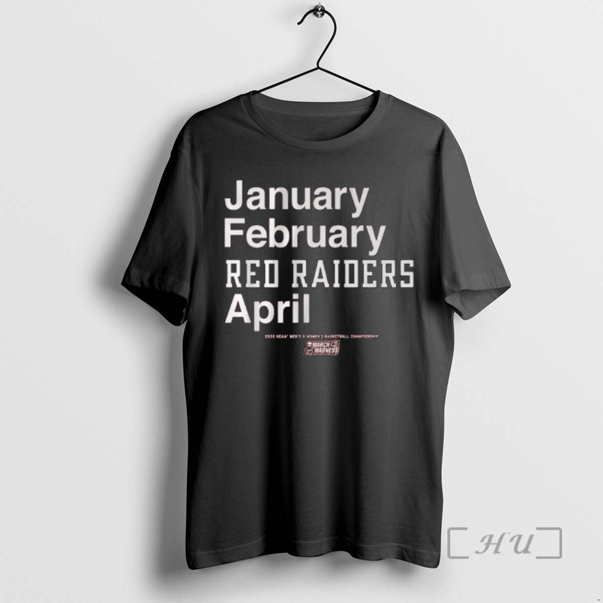 Officials Texas Tech Red Raiders Mbb And Wbb 2026 March Madness Month Premium T Shirts