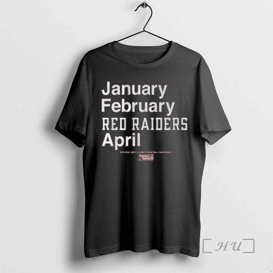Officials Texas Tech Red Raiders Mbb And Wbb 2026 March Madness Month Premium T Shirts