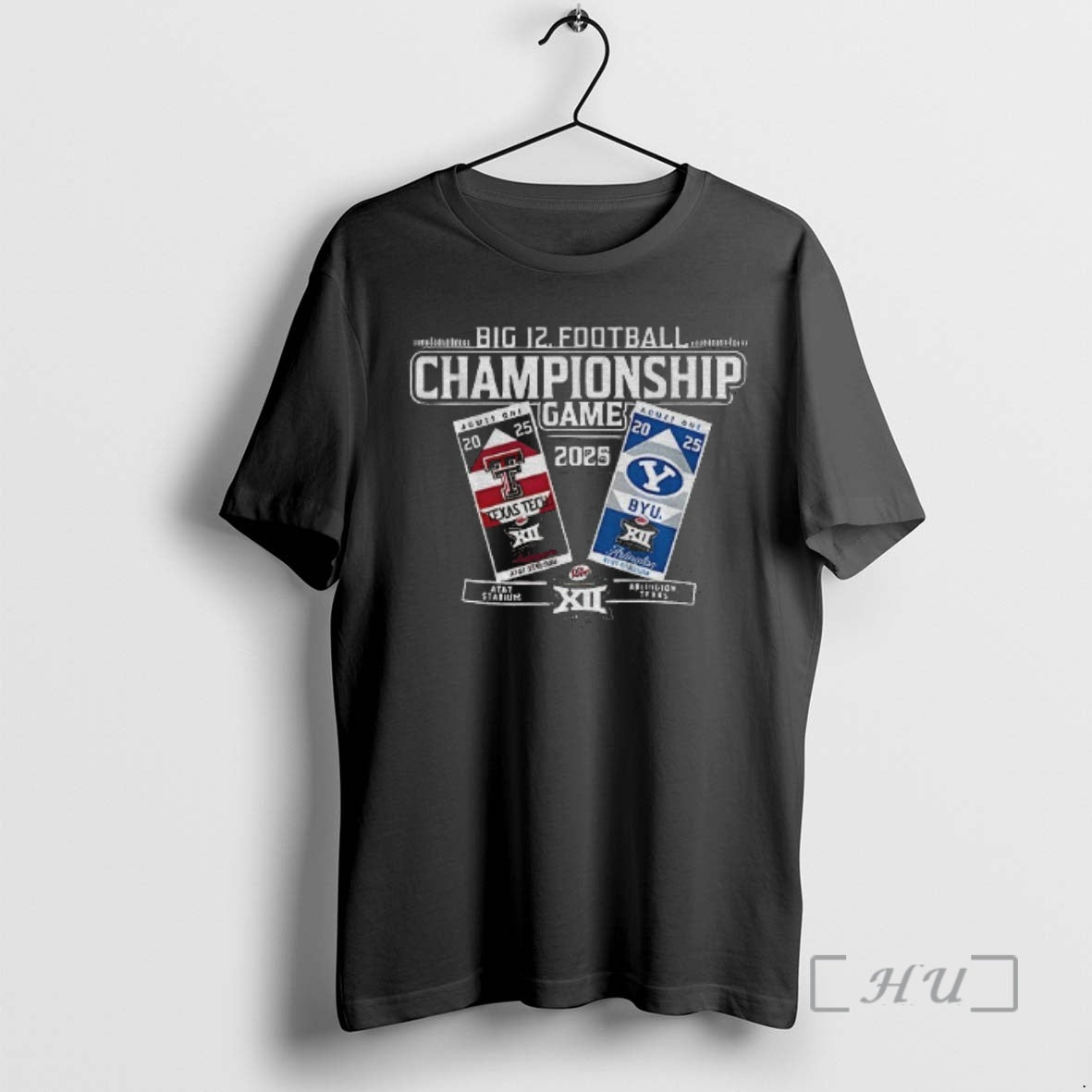 Officials Texas Tech Red Raiders Vs Byu Cougars Big 12 Football Championship Game 2025 Premium T-Shirts, Hoodie, Sweatshirt