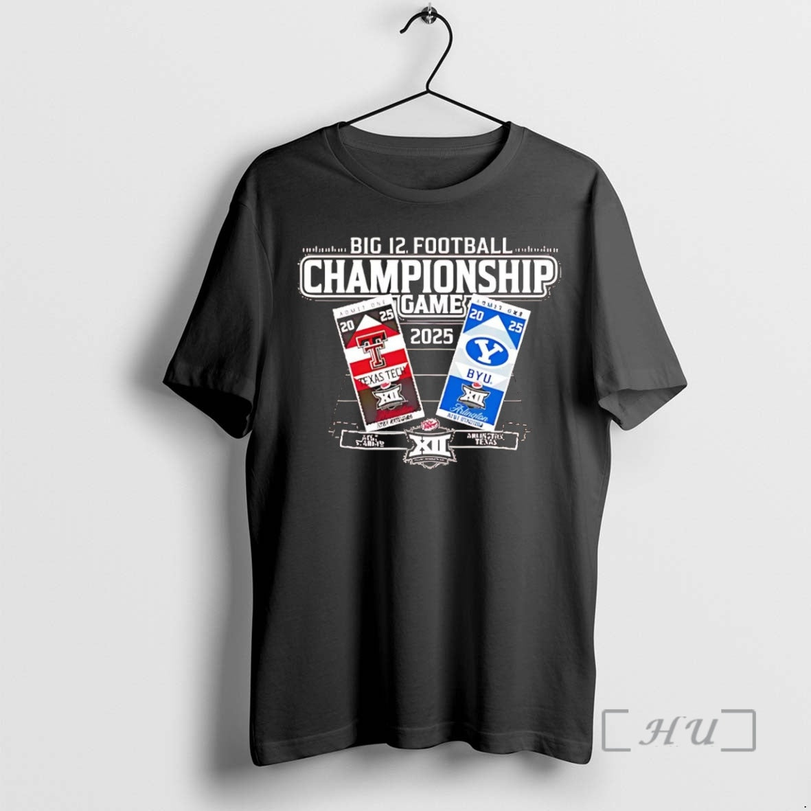 Officials Texas Tech Vs Byu Big 12 Football Championship Game 2025 Premium T Shirts Sweater Hoodie, Sweatshirt
