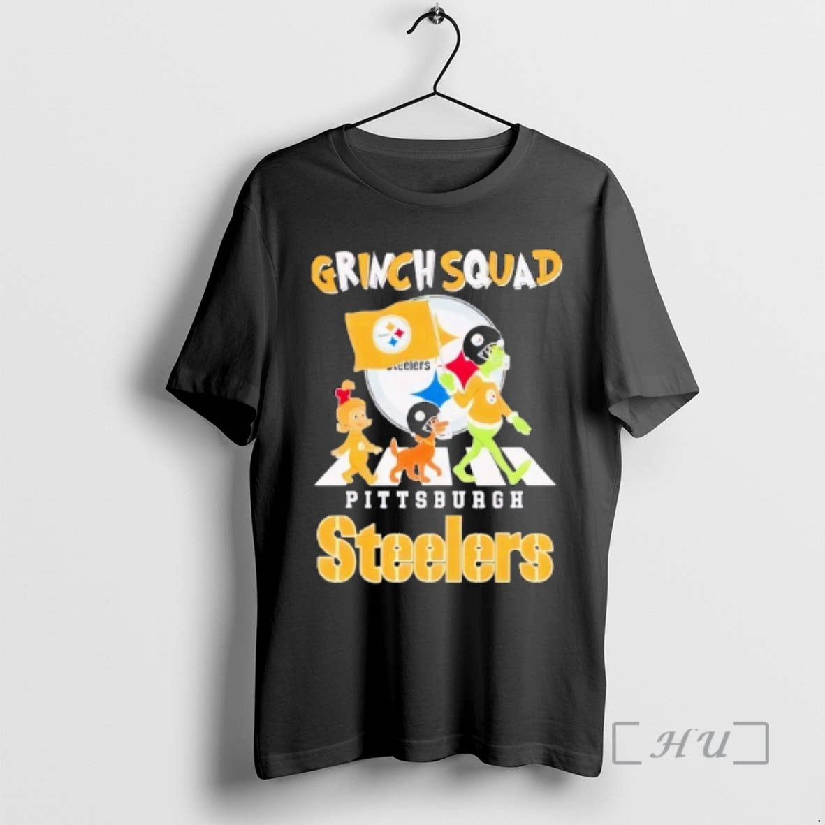Officials The Grinch Cindy Lou And Max X Pittsburgh Slers Grinch Squad Road Abbey Christmas T-Shirts, Hoodie, Sweatshirt