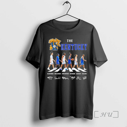 Officials The Kentucky Wildcats Malachi Moreno And Legends Abbey Road Signatures Premium T Shirts Sweater