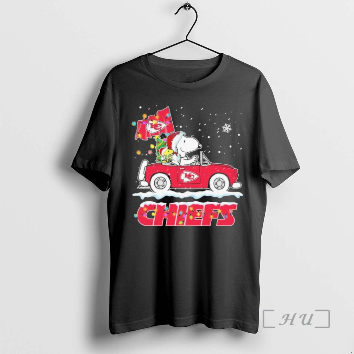 Officials The Peanuts X Kansas City Chiefs Driving Car Christmas T-Shirts, Hoodie, Sweatshirt | WearSparks.com