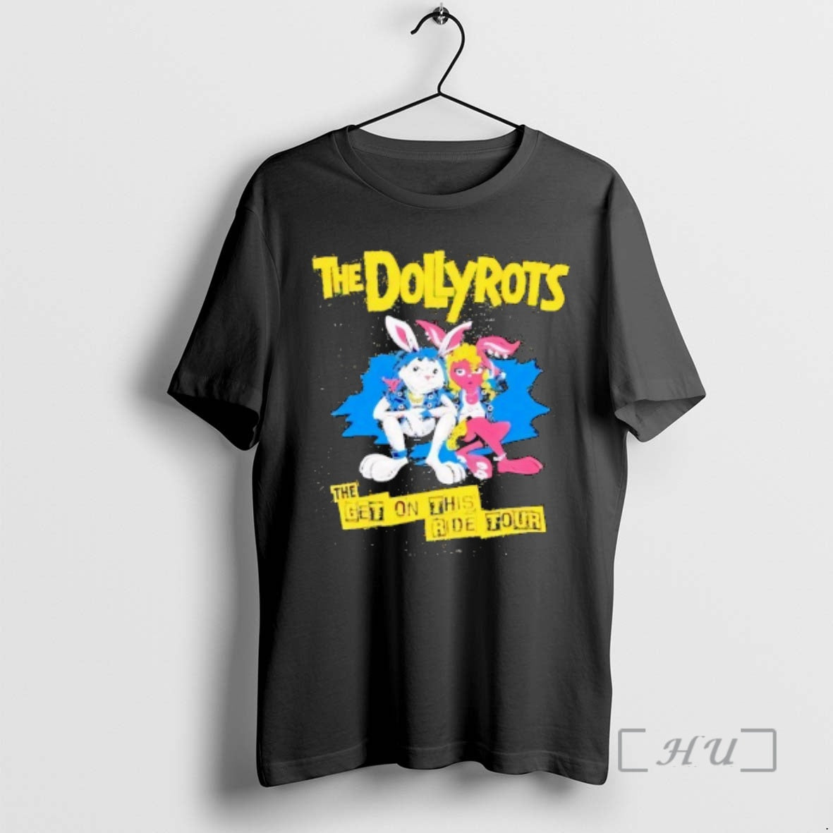 Officials The Dollyrots The Get On This Ride Summer Tour 2025 Bunny Premium T Shirts Hoodie, Sweatshirt | WearSparks.com