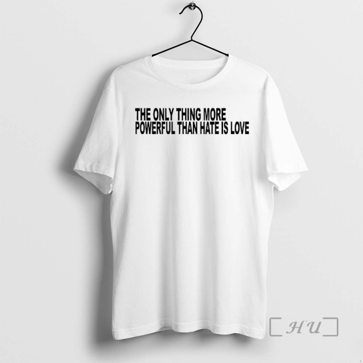 Officials The Only Thing More Powerful Than Hate Is Love Text Premium T Shirts Sweater Hoodie, Sweatshirt | WearSparks.com