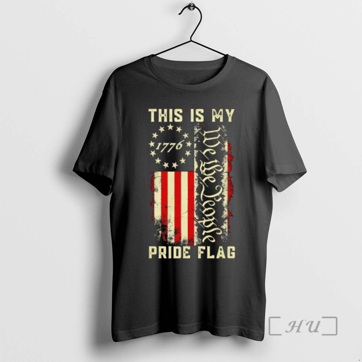 Officials This Is My Pride Flag We The People Usa Flag 2026 Premium T Shirts