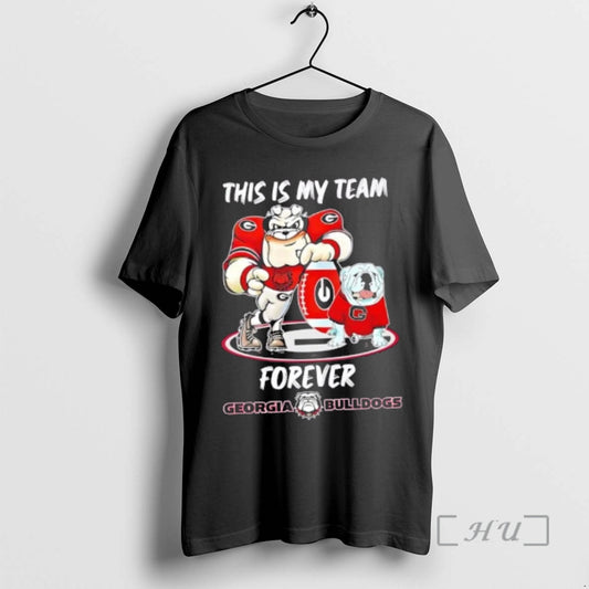 Officials This Is My Team Forever Georgia Bulldogs Mascot T-Shirts, Hoodie, Sweatshirt | WearSparks.com