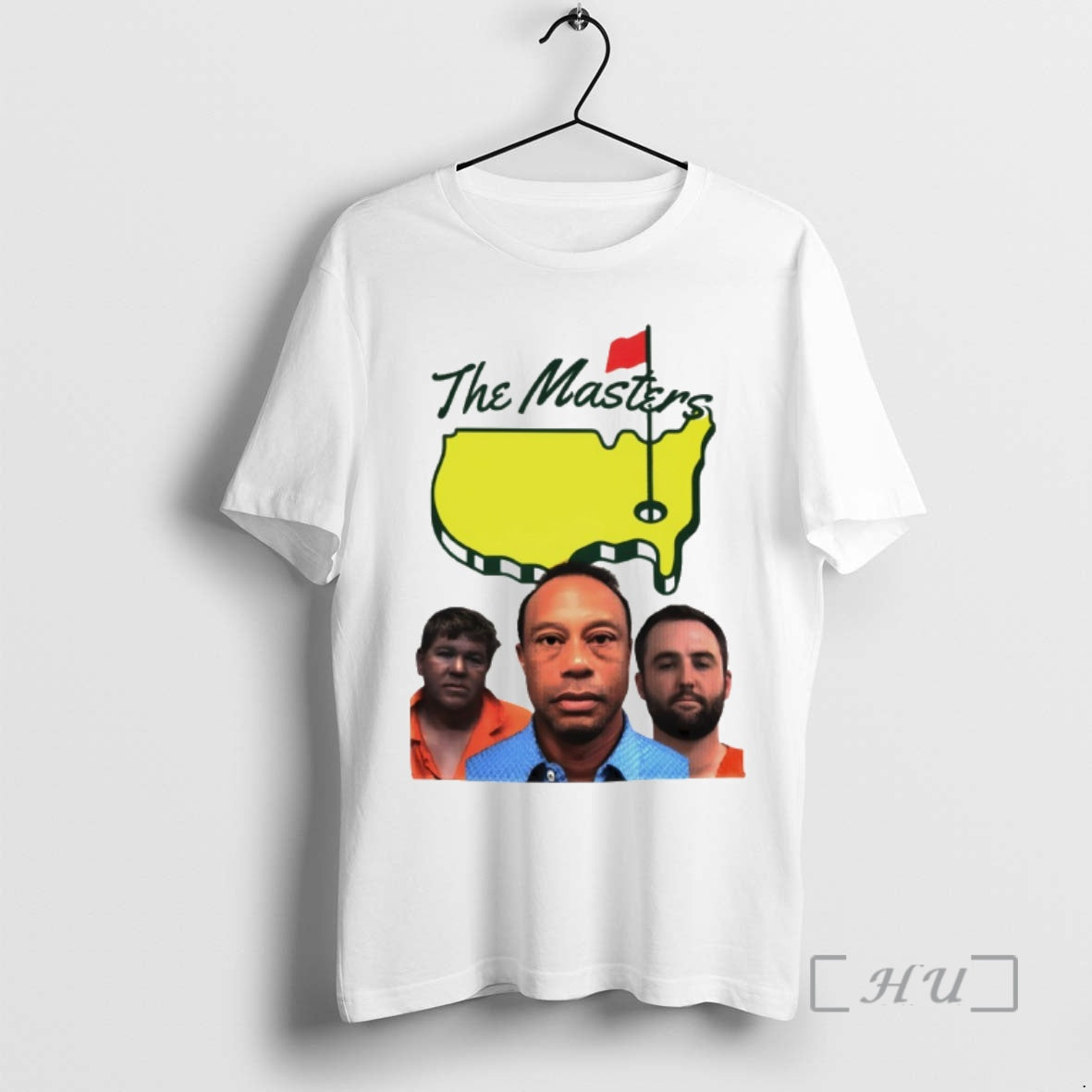 Officials Tiger Woods Scottie Scheffler John Daly Mugshot The Masters Golf Premium T Shirts Sweater