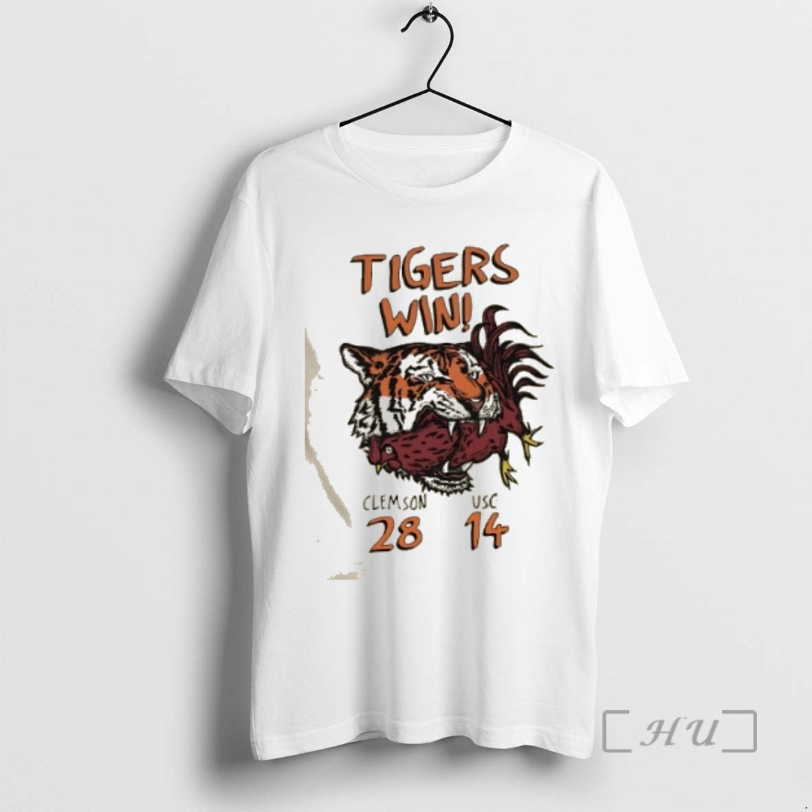 Officials Tigers Win Clemson Beat Usc 28 14 2025 Football Mascot Premium T Shirts Sweater Hoodie, Sweatshirt | WearSparks.com