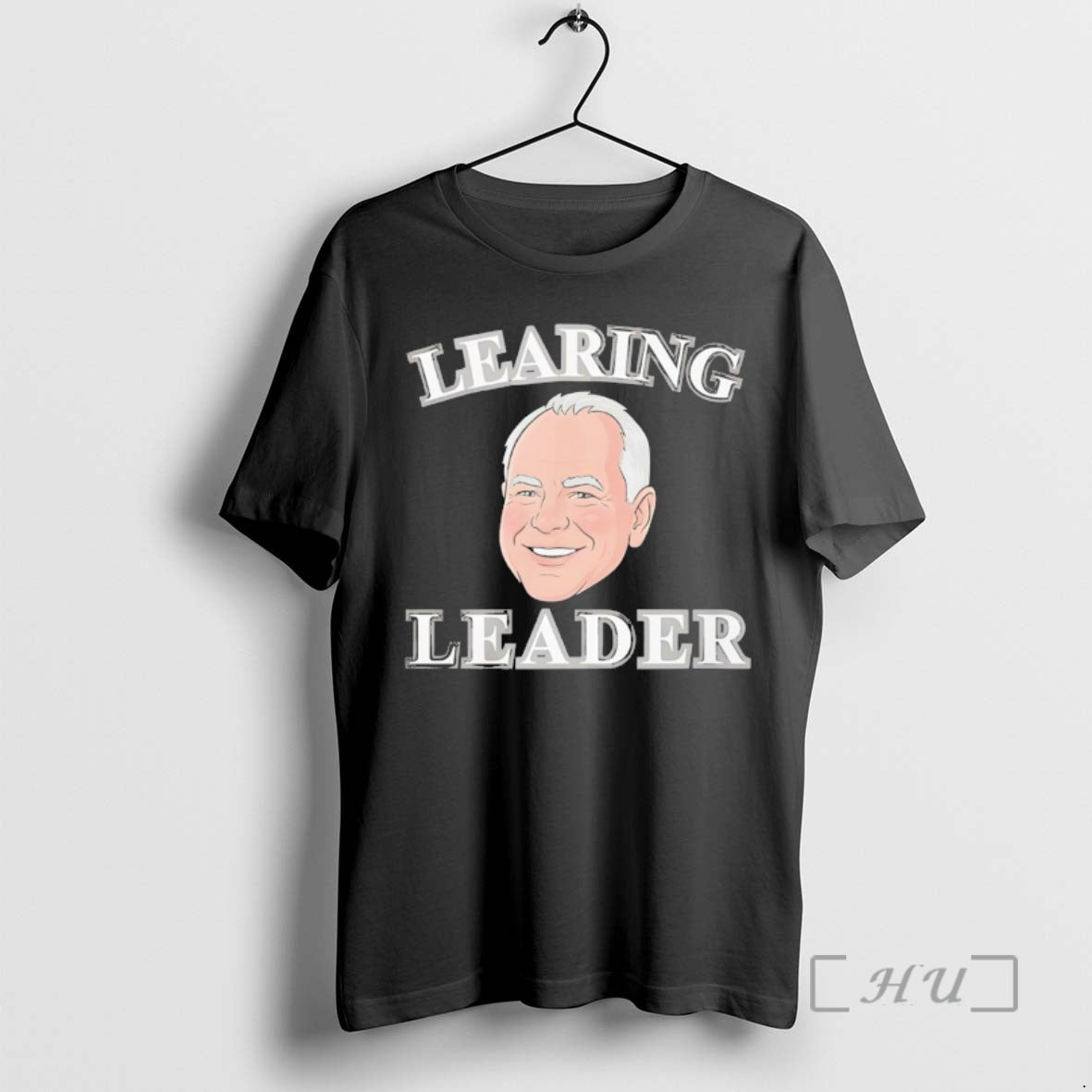 Officials Tim Walz Big Face Cartoon Learning Leader T-Shirts, Hoodie, Sweatshirt | WearSparks.com
