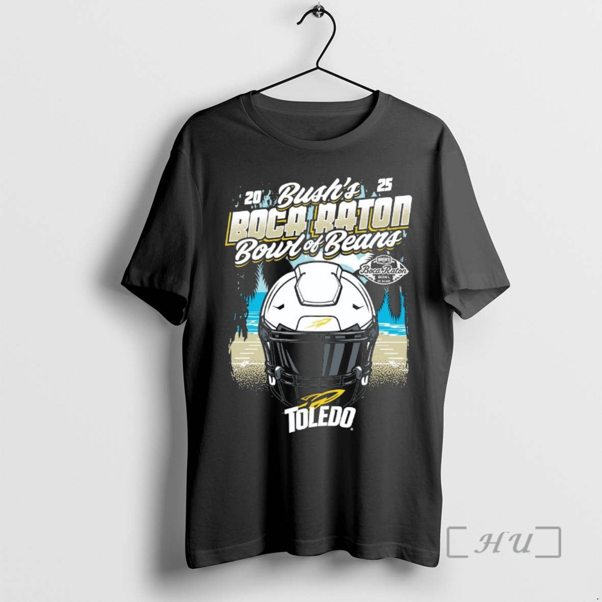 Officials Toledo Rockets 2025 Boca Raton Bowl Helmet T-Shirts, Hoodie, Sweatshirt | WearSparks.com