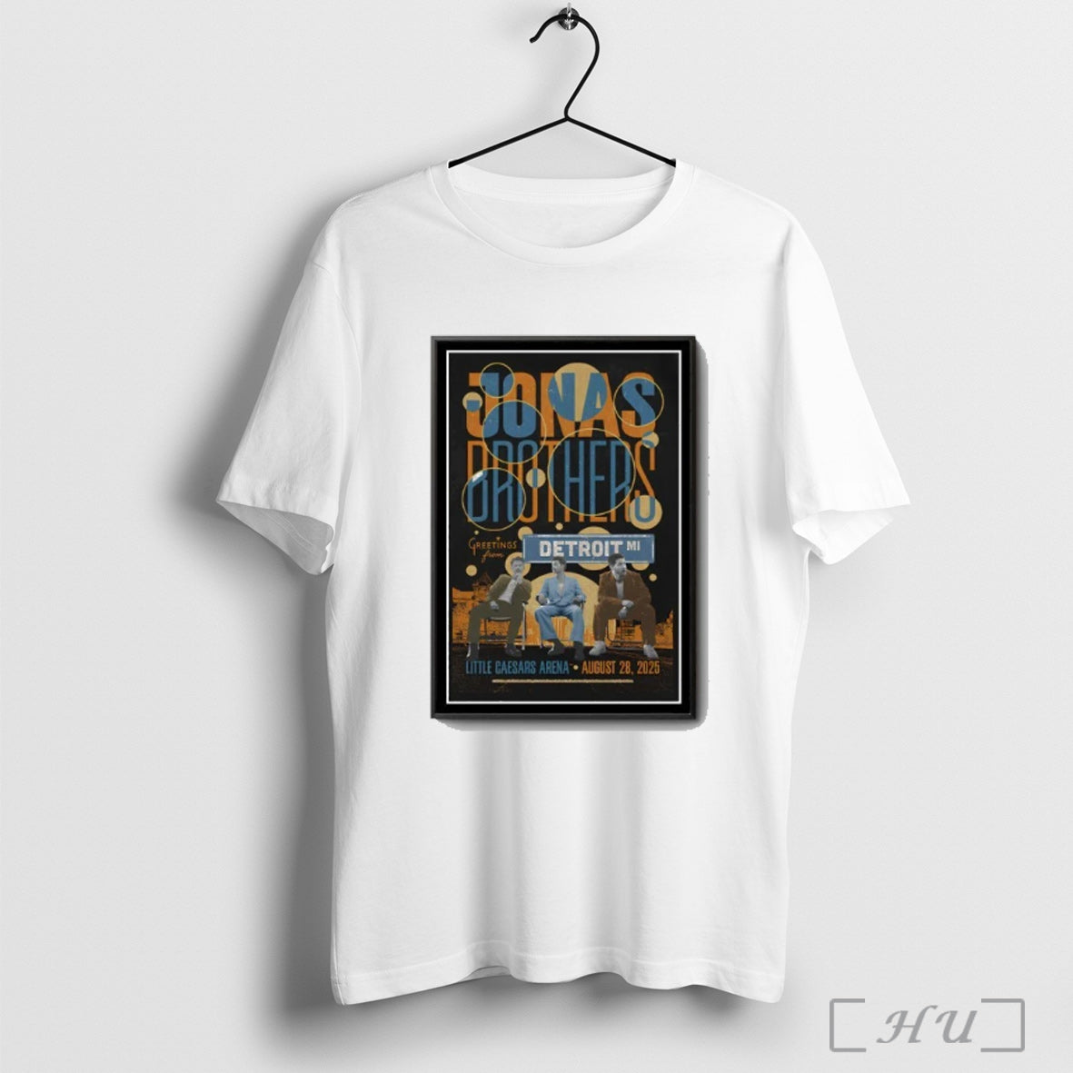 Officials Tour 2025 Jonas Brothers Concert Little Caesars Arena Poster T Shirt