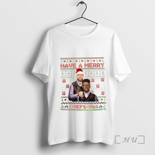 Officials Travis Kelce And Patrick Mahomes Kansas City Chiefs Stepbrothers Have A Merry Chiefs Mas T-Shirts, Hoodie,...