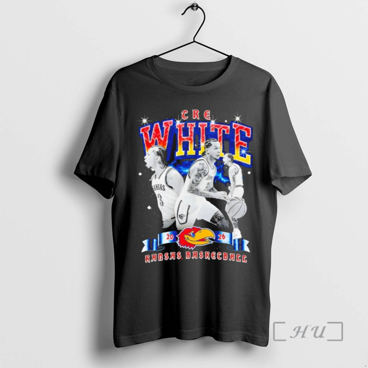 Officials Tre White Kansas Jayhawks Basketball Nba Graphic Vintage