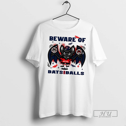 Officials Trending Boston Red Sox Baseball Beware Of Bats And Balls Halloween T Shirt