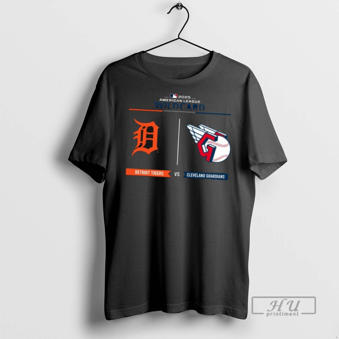 Officials Trending Detroit Tigers Vs Cleveland Guardians 2025 American League Wild Card T Shirt