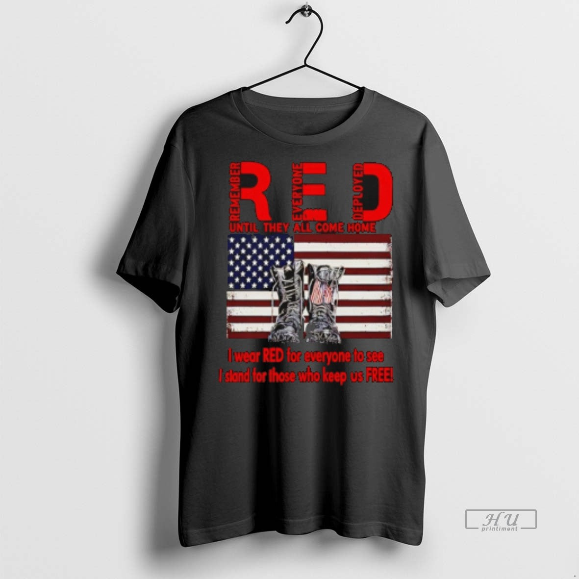 Officials Trending I Wear Red For Everyone To See Veterans 2025 T Shirt Sweater