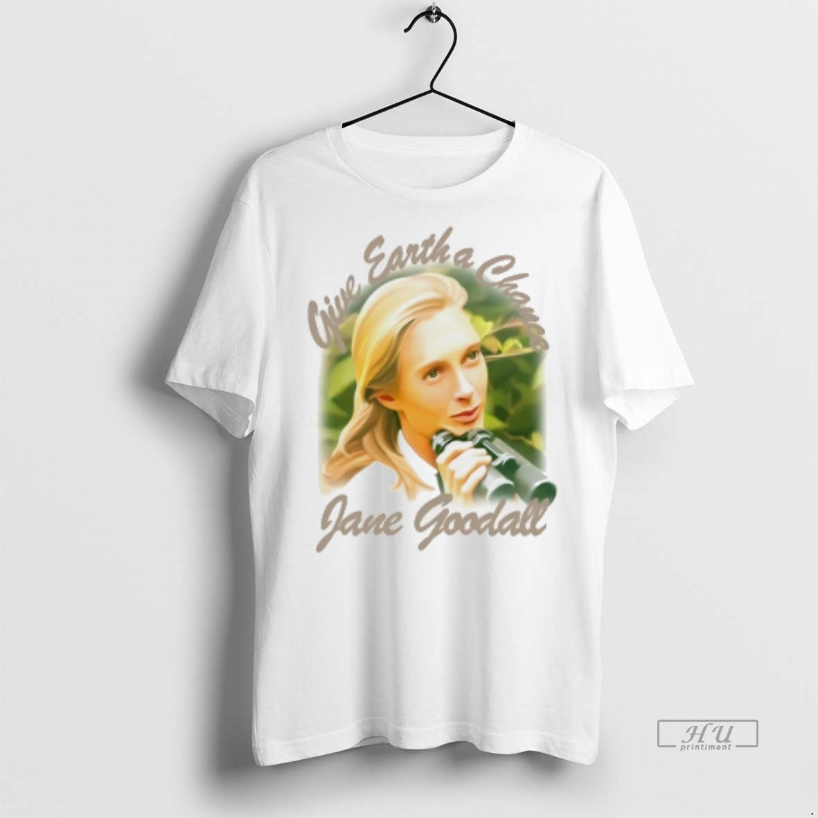 Officials Trending Jane Goodall Give Earth A Chance T Shirt Sweater