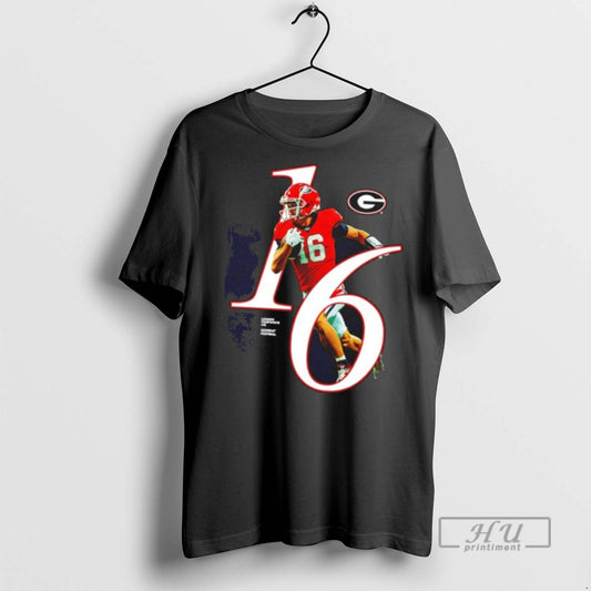 Officials Trending London Humphreys 16 Georgia Bulldogs 2025 Ncaa Player T Shirt