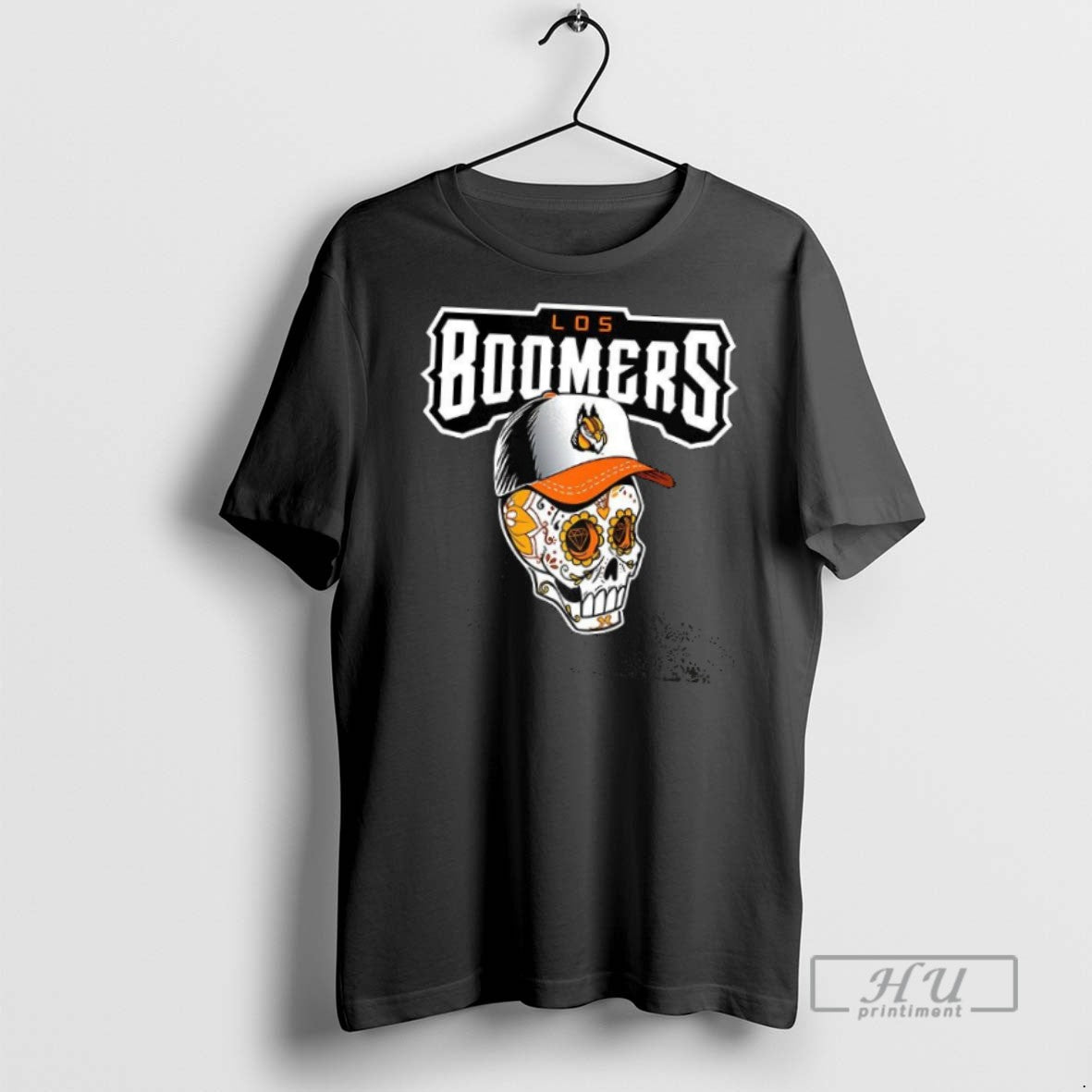 Officials Trending Los Boomers Baseball Dia De Los Muertos Suger Skull T Shirt