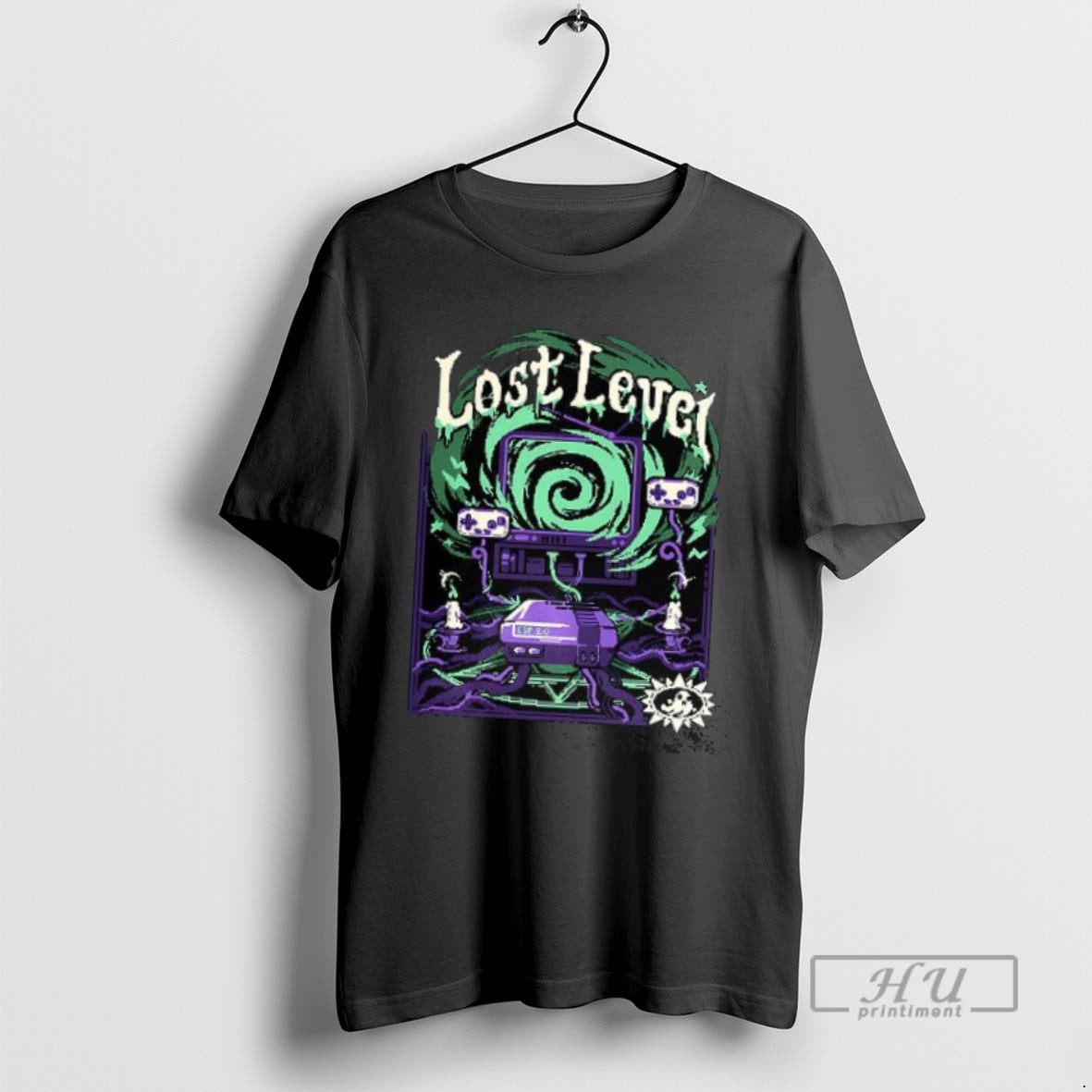 Officials Trending Lost Level Caught Up In The Spooky Game Halloween T Shirt