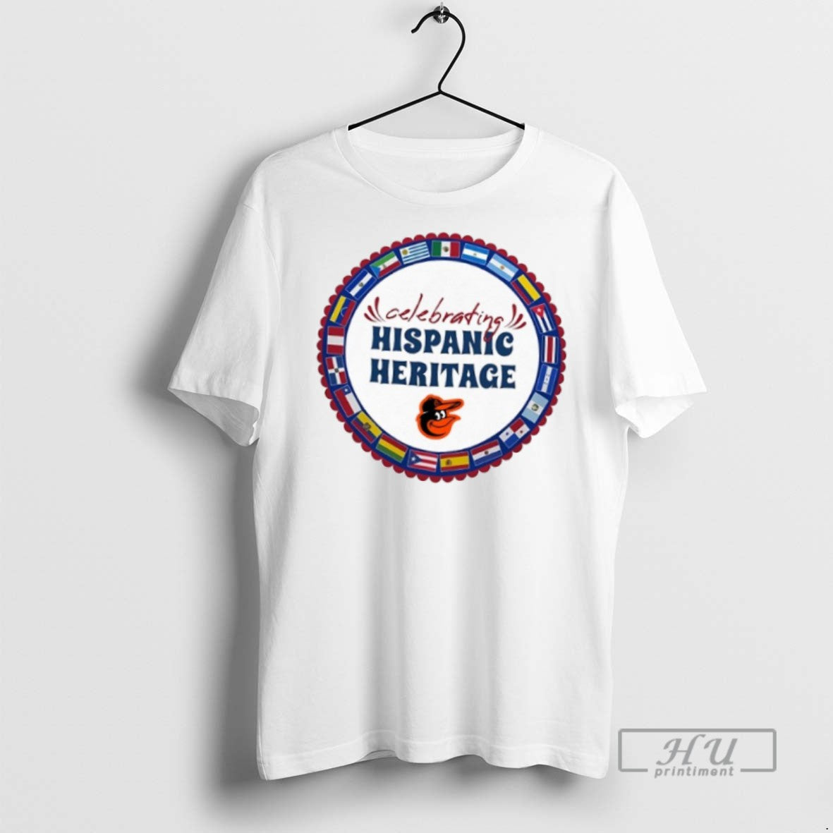 Officials Trending Mlb Baltimore Orioles Starter Celebrating Hispanic Heritage T Shirt