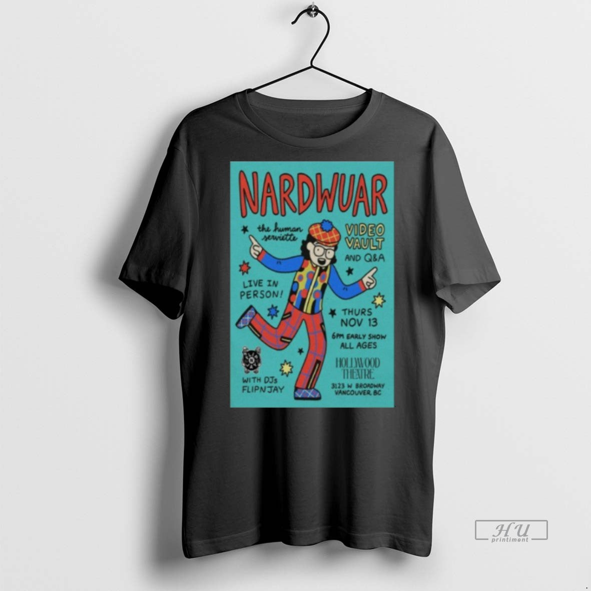 Officials Trending Nardwuar Hollywood Theatre Vancouver Nov 13 2025 T Shirt Sweater