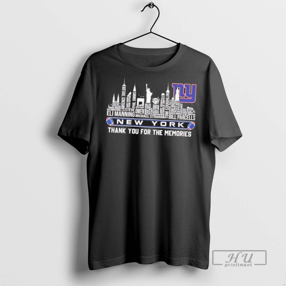 Officials Trending New York Giants Players Names City Skyline Thank You For The Memories