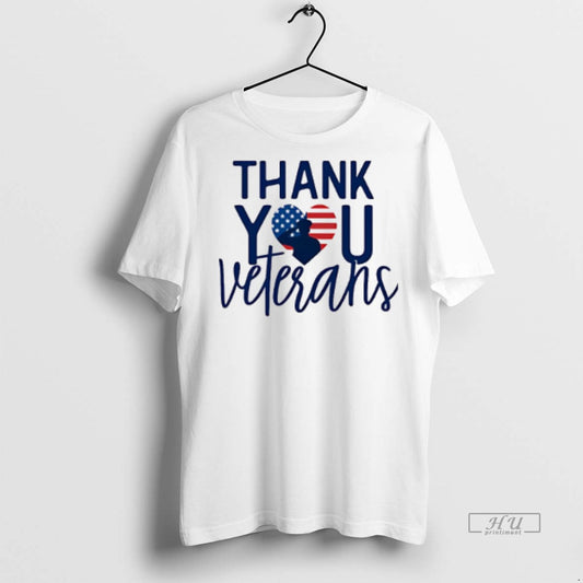 Officials Trending Thank You Veterans Heart T Shirt Sweater
