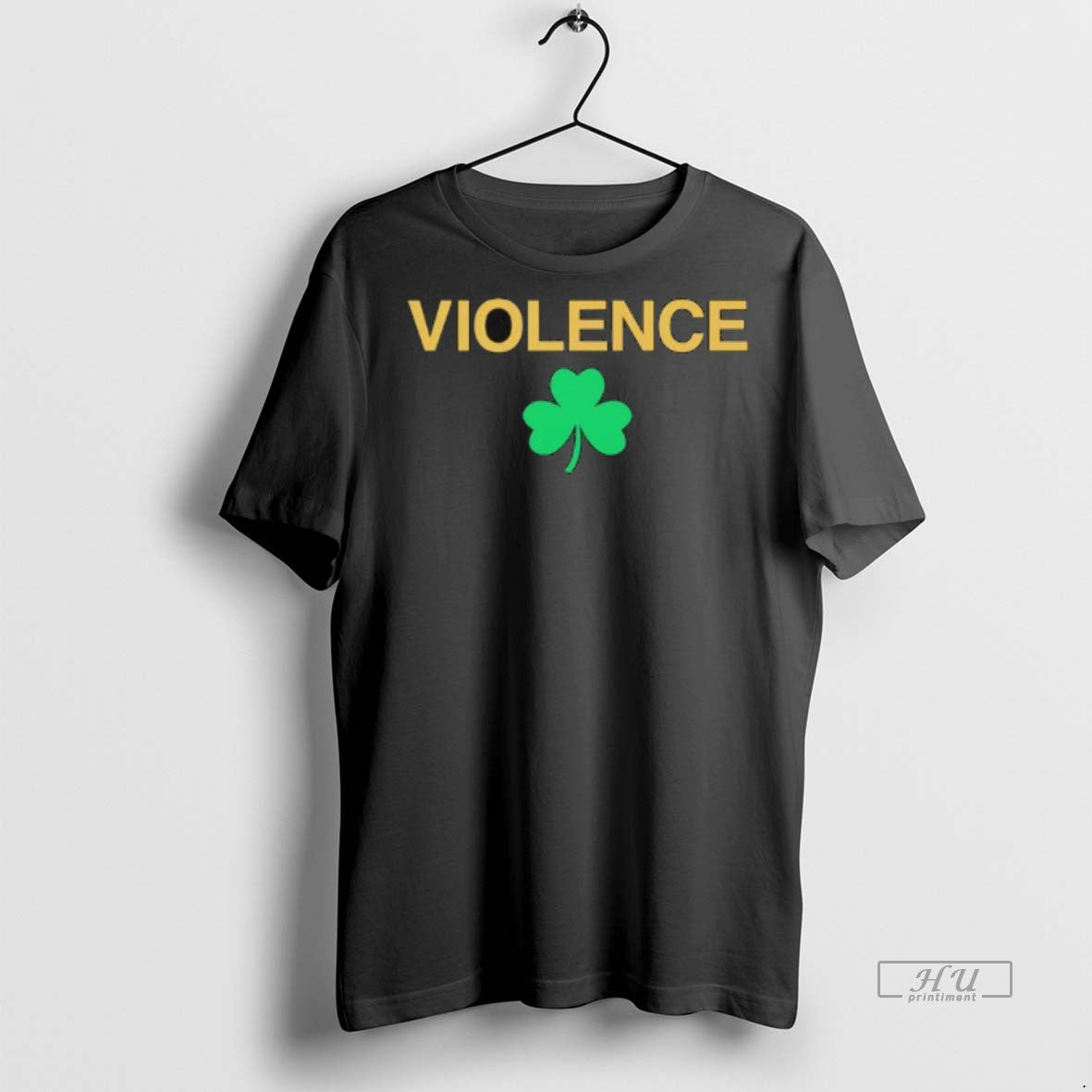 Officials Trending Violence Shamrock Green T Shirt Sweater