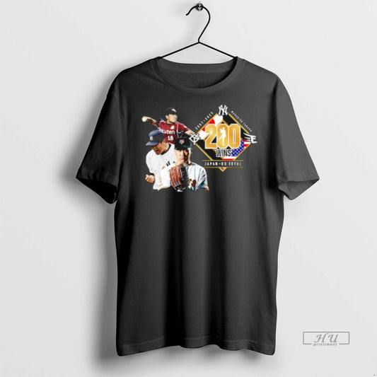 Officials Trending Yomiuri Masahiro Tanakas 200th Victory Tee In Japan Us T Shirt Sweater