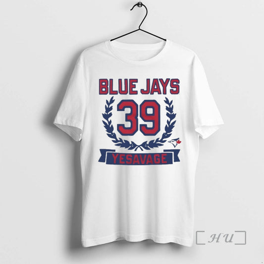 Officials Trey Yesavage 39 Toronto Blue Jays Baseball Name And Number Premium T Shirts Sweater