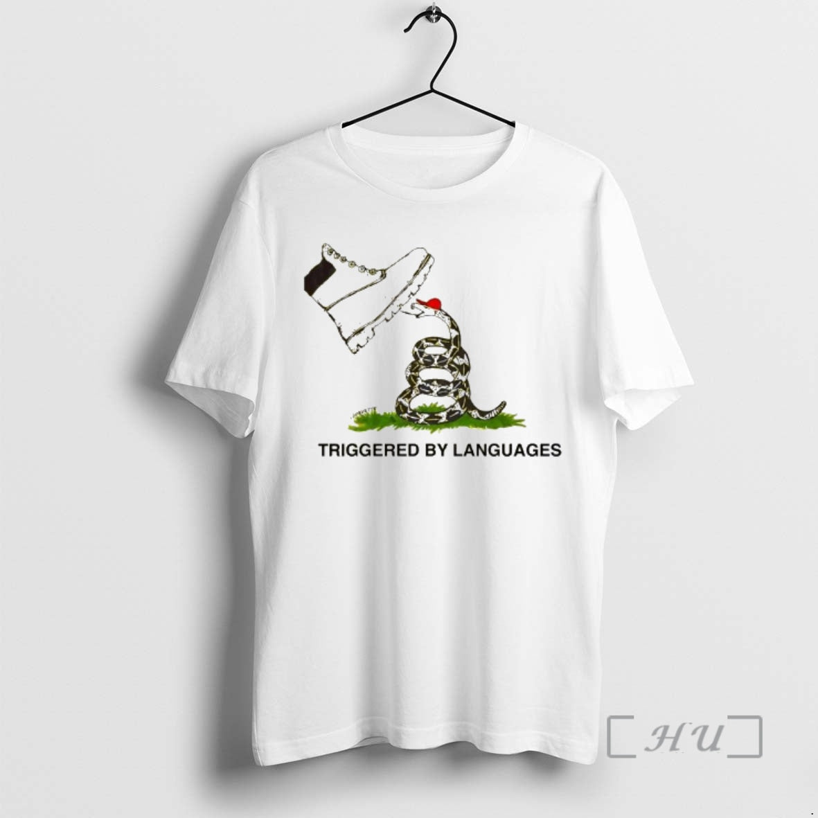 Officials Triggered By Languages Dont Tread On Me Gadsden Flag Graphic Premium T Shirts Sweater Hoodie, Sweatshirt