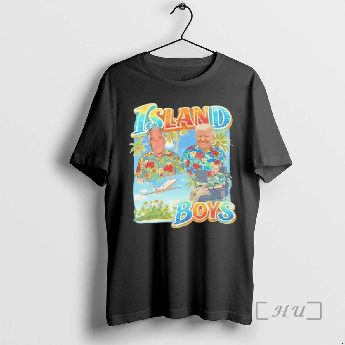 Officials Trump Epstein Hawking Island Boys Graphic Funny
