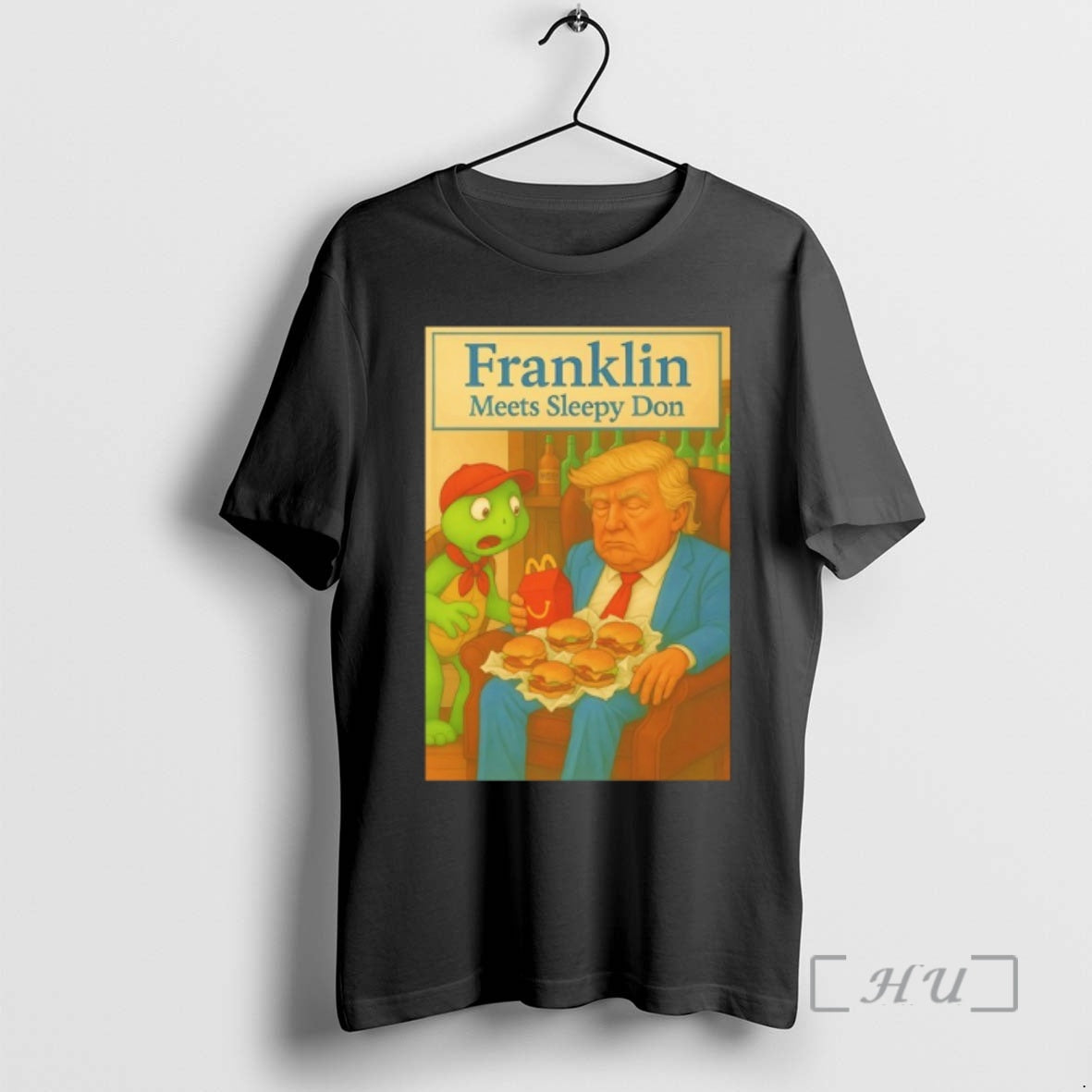 Officials Trump Mcdonalds Franklin Meets Sleepy Don T-Shirts, Hoodie, Sweatshirt | WearSparks.com