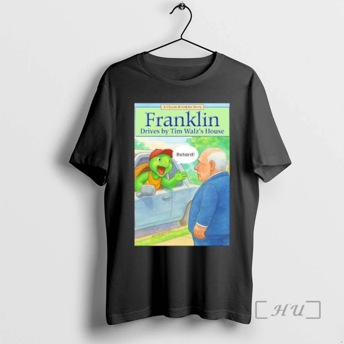 Officials Turtle Franklin Drives By Tim Walzs House Pete Hegseth Meme Premium T Shirts Sweater Hoodie, Sweatshirt