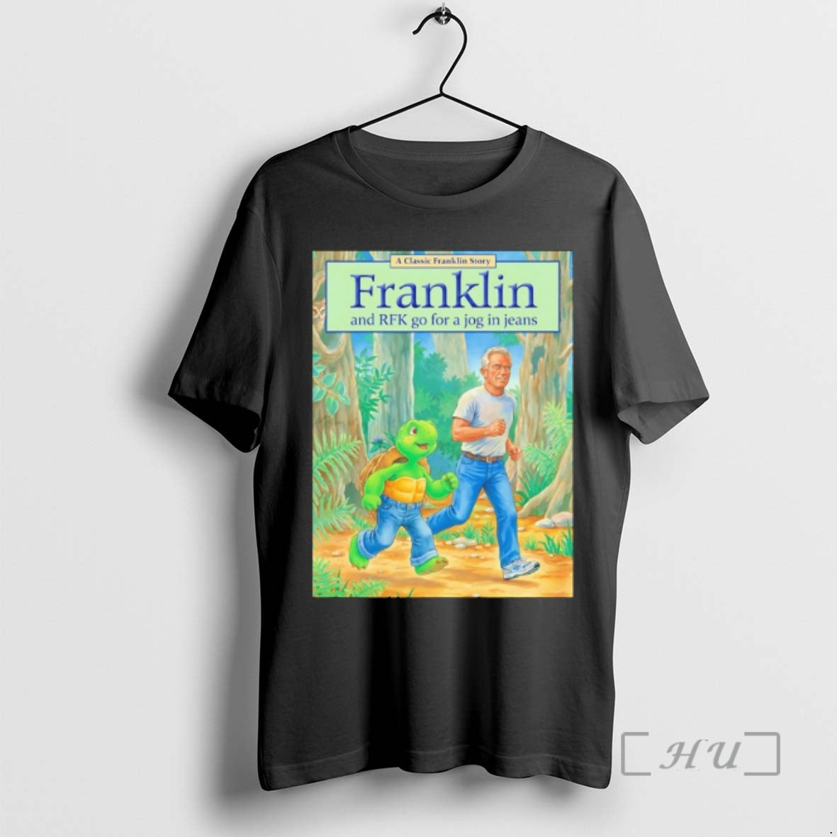 Officials Turtle Franklin And Rfk Go For A Jog In Jeans Pete Hegseth Meme Premium T-Shirts, Hoodie, Sweatshirt