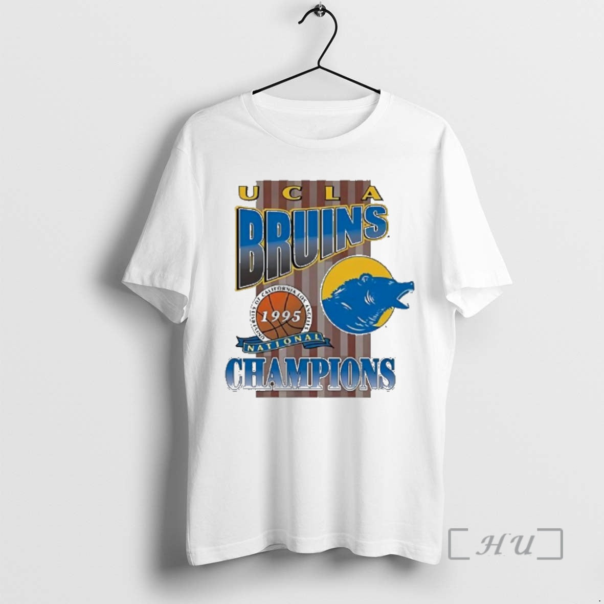 Officials Ucla Bruins 1995 University Of California Los Angeles National Champions Bear Premium T Shirts