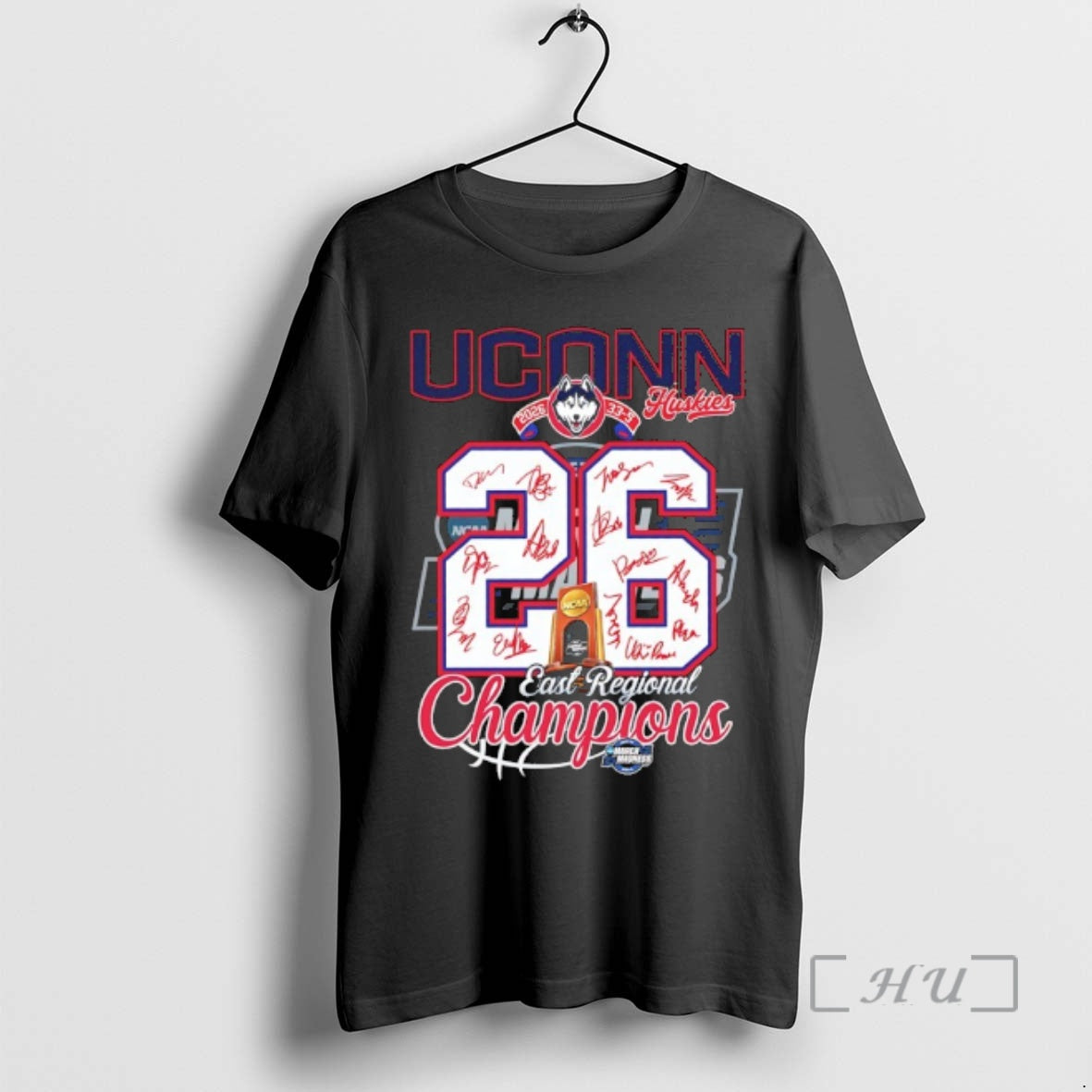 Officials Uconn Huskies 2026 33 2 East Regional Champions Signatures