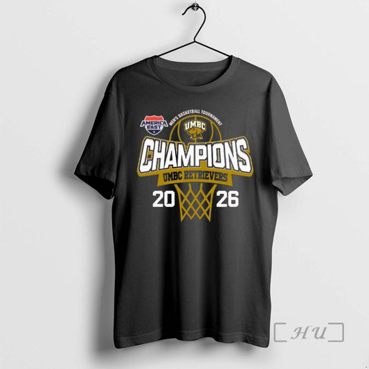 Officials Umbc Retrievers 2026 America East Conference Mens Basketball Tournament Champions Premium T Shirts Sweater